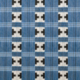 GASTON Y DANIELA GDT5633.002.0 TAKARA AZUL Fabric - Eade's Wallpaper