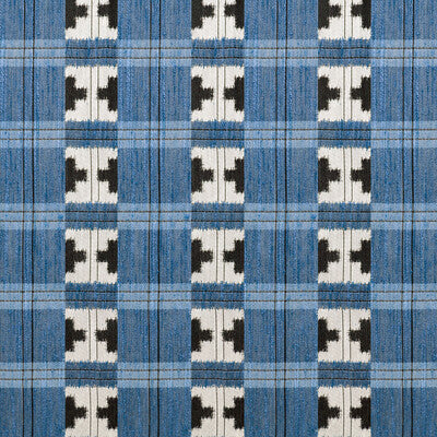 GASTON Y DANIELA GDT5633.002.0 TAKARA AZUL Fabric - Eade's Wallpaper