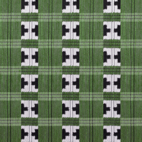 GASTON Y DANIELA GDT5633.005.0 TAKARA VERDE Fabric - Eade's Wallpaper