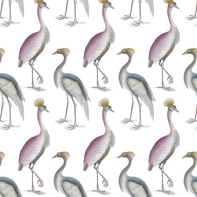 GASTON Y DANIELA GDT5649.001.0 GARZA REAL LAVANDA/AZUL Fabric - Eade's Wallpaper