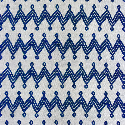 GASTON Y DANIELA GDT5653.003.0 NAVAJO AZUL Fabric - Eade's Wallpaper