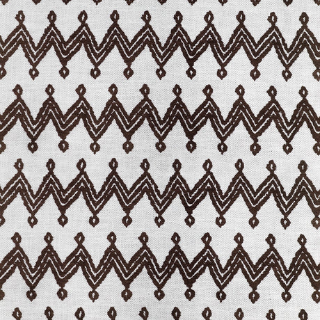 GASTON Y DANIELA GDT5653.004.0 NAVAJO CHOCOLATE Fabric - Eade's Wallpaper