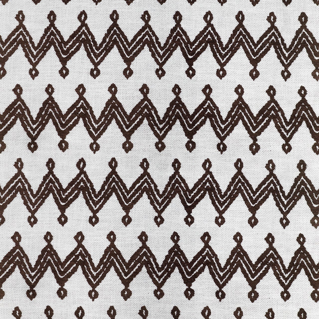 GASTON Y DANIELA GDT5653.004.0 NAVAJO CHOCOLATE Fabric - Eade's Wallpaper