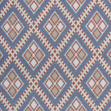GASTON Y DANIELA GDT5656.003.0 CHIHUAHUA AZUL/ROJO Fabric - Eade's Wallpaper