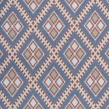GASTON Y DANIELA GDT5656.003.0 CHIHUAHUA AZUL/ROJO Fabric - Eade's Wallpaper