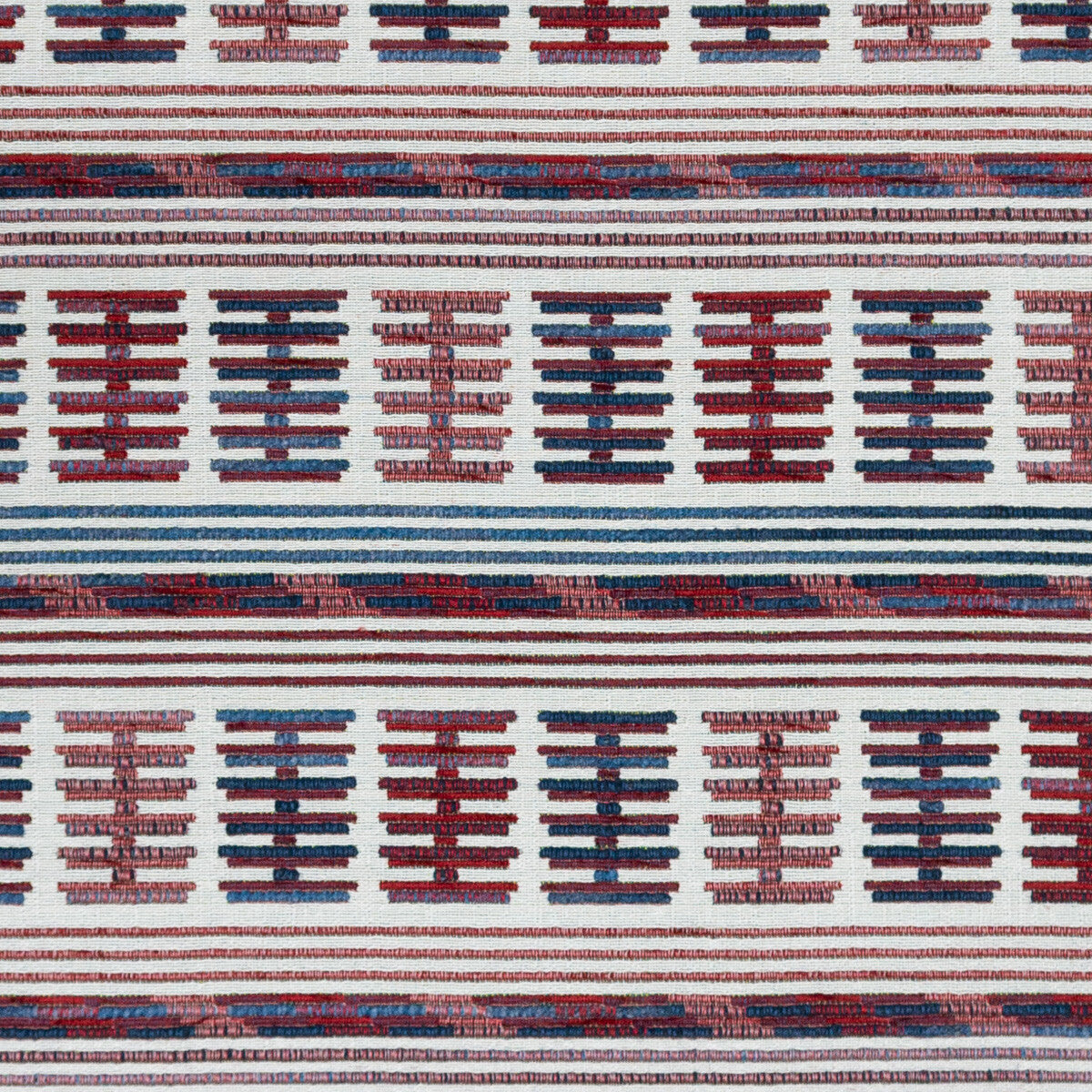 GASTON Y DANIELA GDT5657.003.0 TORO SENTADO AZUL/ROJO Fabric - Eade's Wallpaper