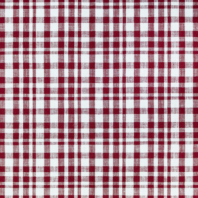 GASTON Y DANIELA GDT5675.003.0 DRACH BLANCO/BURDEOS Fabric - Eade's Wallpaper