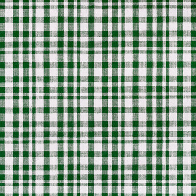 GASTON Y DANIELA GDT5675.006.0 DRACH BLANCO/VERDE OSCURO Fabric - Eade's Wallpaper