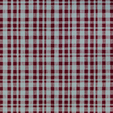 GASTON Y DANIELA GDT5675.007.0 DRACH AZUL/BURDEOS Fabric - Eade's Wallpaper