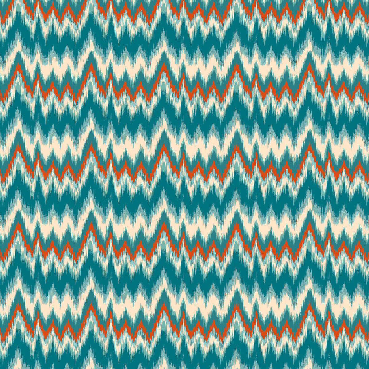 GASTON Y DANIELA GDT5677.001.0 CALA FIGUERA AZUL TEJA Fabric - Eade's Wallpaper