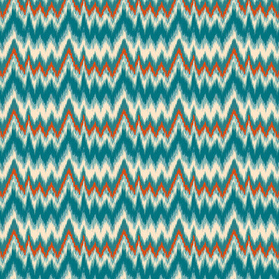 GASTON Y DANIELA GDT5677.001.0 CALA FIGUERA AZUL TEJA Fabric - Eade's Wallpaper