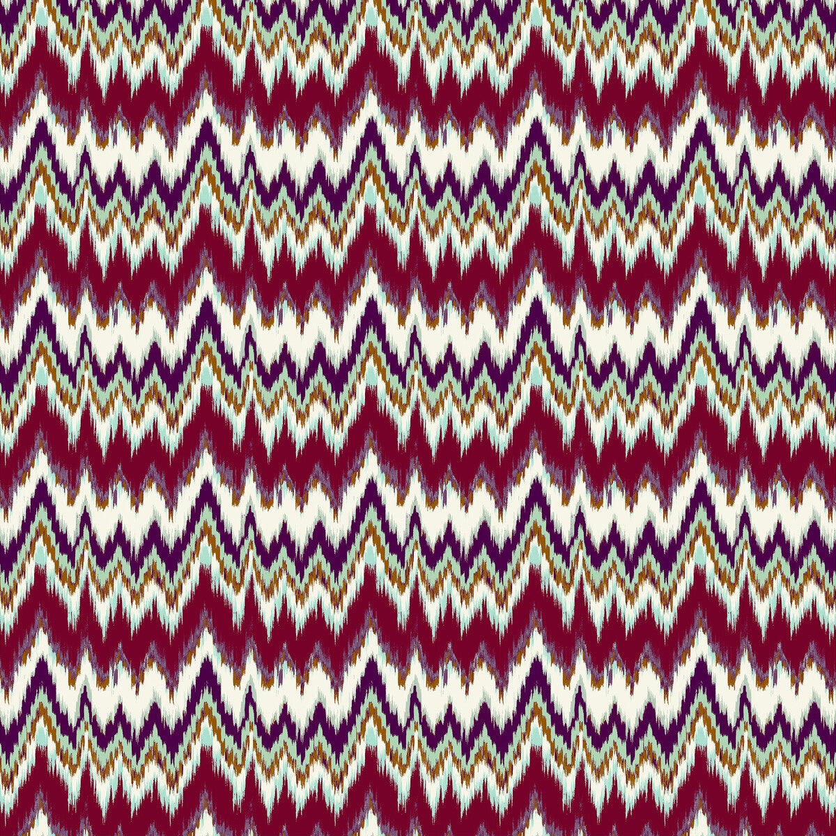 GASTON Y DANIELA GDT5677.002.0 CALA FIGUERA BERENJENA/VERDE Fabric - Eade's Wallpaper