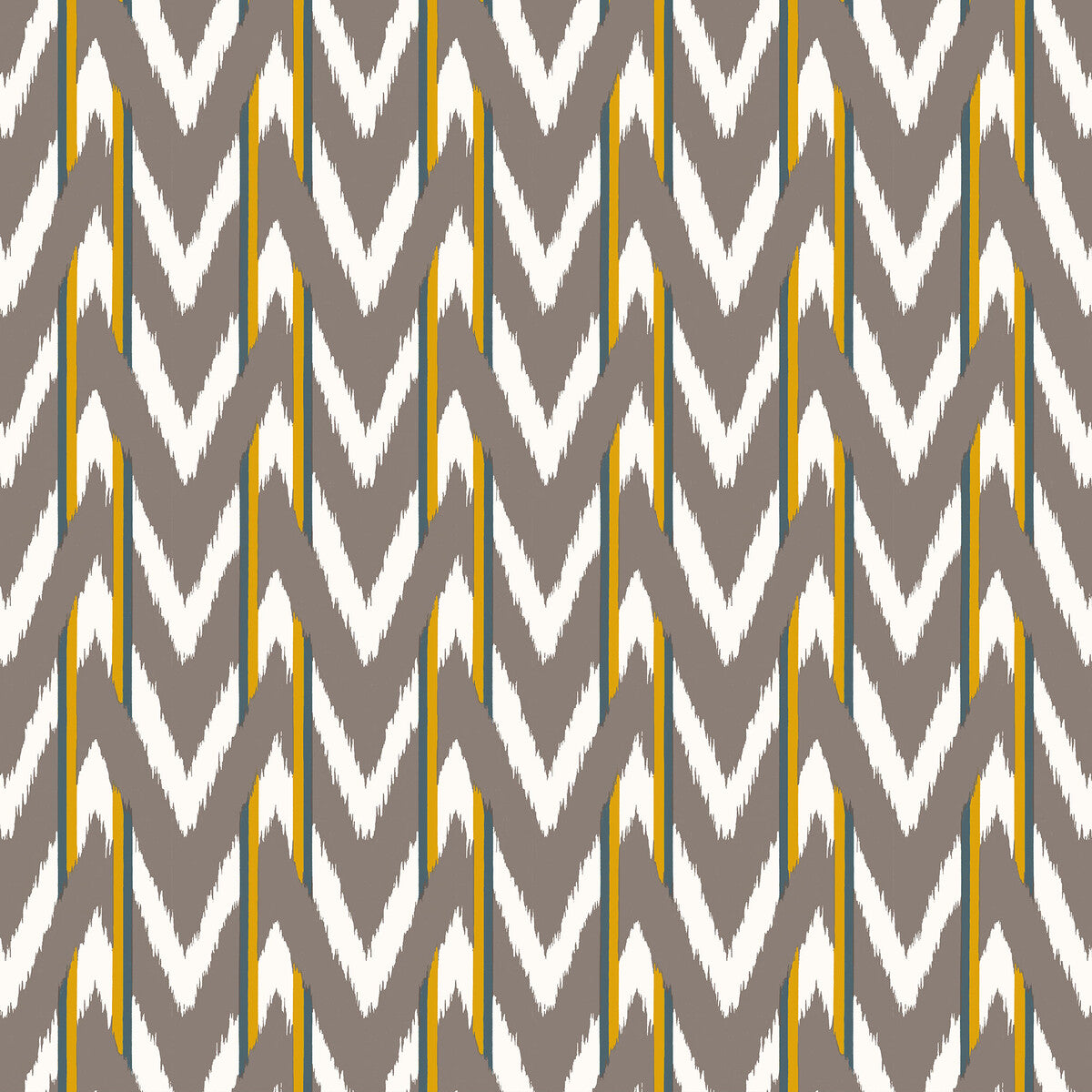 GASTON Y DANIELA GDT5678.002.0 CALA D OR MARRON OCRE Fabric - Eade's Wallpaper