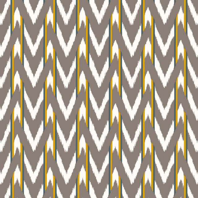 GASTON Y DANIELA GDT5678.002.0 CALA D OR MARRON OCRE Fabric - Eade's Wallpaper