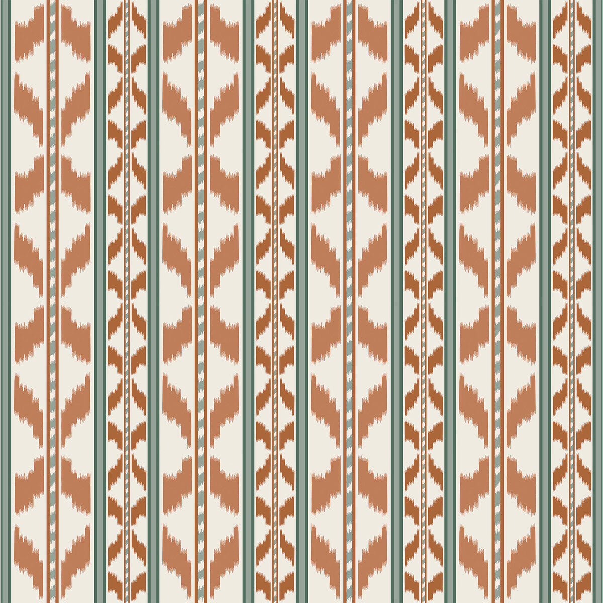 GASTON Y DANIELA GDT5680.003.0 CALA PETITA TEJA VERDE Fabric - Eade's Wallpaper