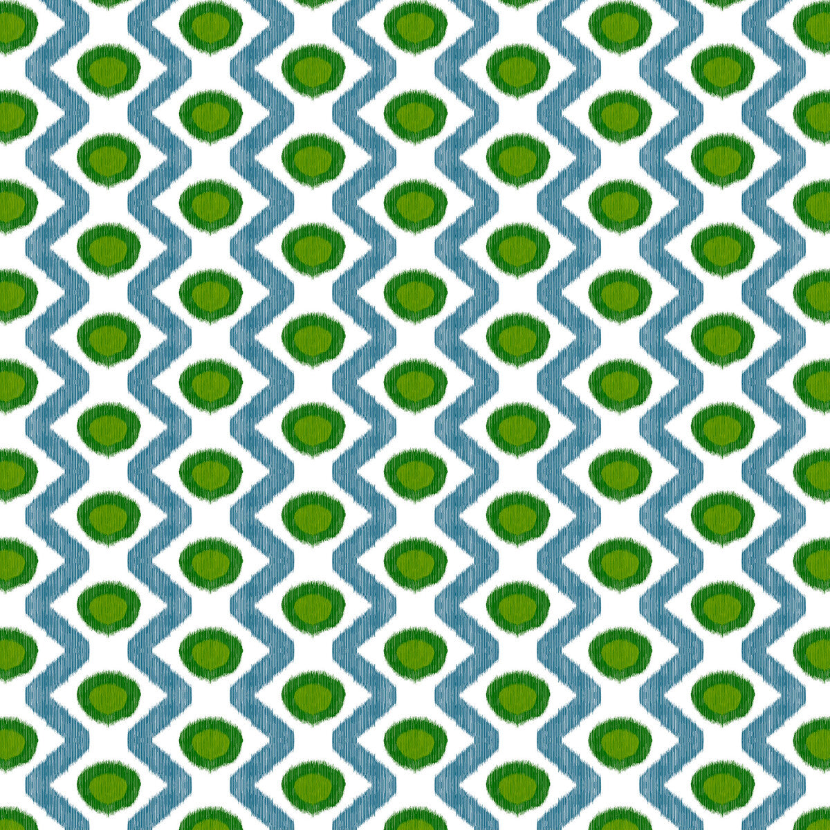 GASTON Y DANIELA GDT5681.001.0 CALA MARSAL VERDE AZUL Fabric - Eade's Wallpaper