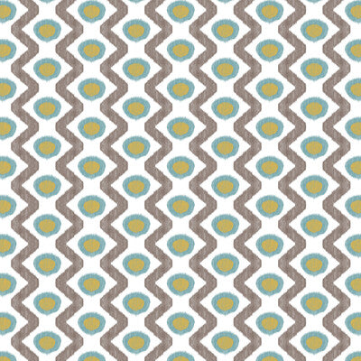 GASTON Y DANIELA GDT5681.002.0 CALA MARSAL AZUL MARRON Fabric - Eade's Wallpaper