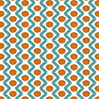 GASTON Y DANIELA GDT5681.005.0 CALA MARSAL TURQUESA TEJA Fabric - Eade's Wallpaper