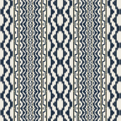 GASTON Y DANIELA GDT5682.003.0 CALA MURADA NAVY Fabric - Eade's Wallpaper