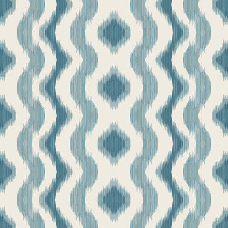 GASTON Y DANIELA GDT5683.001.0 CALA FERRERA AZUL Fabric - Eade's Wallpaper