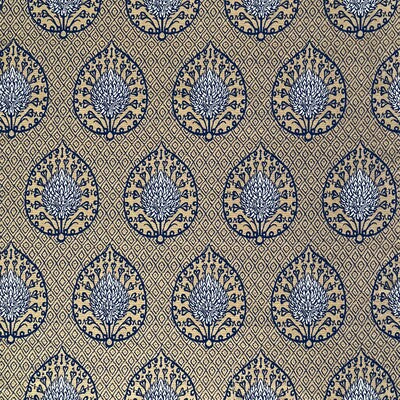 GASTON Y DANIELA GDT5692.001.0 PALMETA FONDO ORO Fabric - Eade's Wallpaper