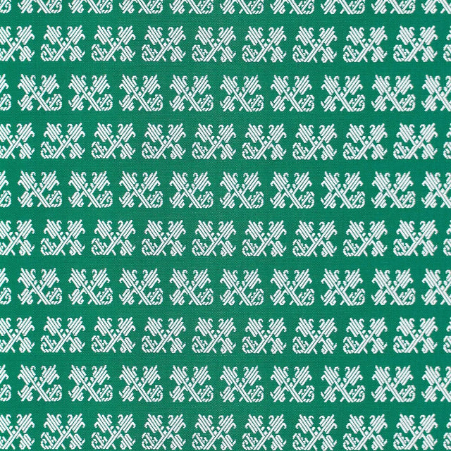 GASTON Y DANIELA GDT5699.002.0 TULIP VERDE OSCURO Fabric - Eade's Wallpaper