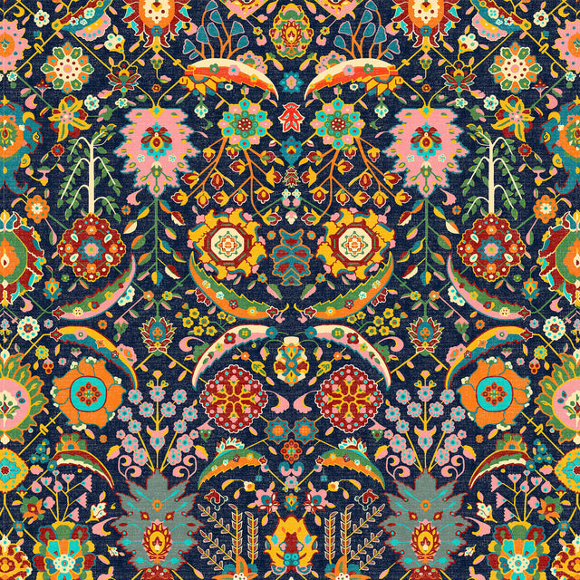 GASTON Y DANIELA EDUARDA GDT5792.003.0 in NAVY Wallpaper - G