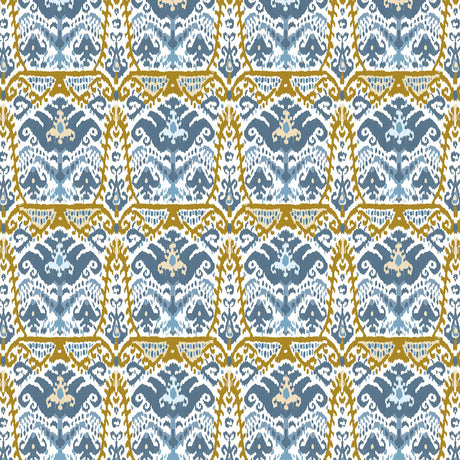 GASTON Y DANIELA DOGA GDT5793.003.0 in AZUL/ORO Wallpaper - 