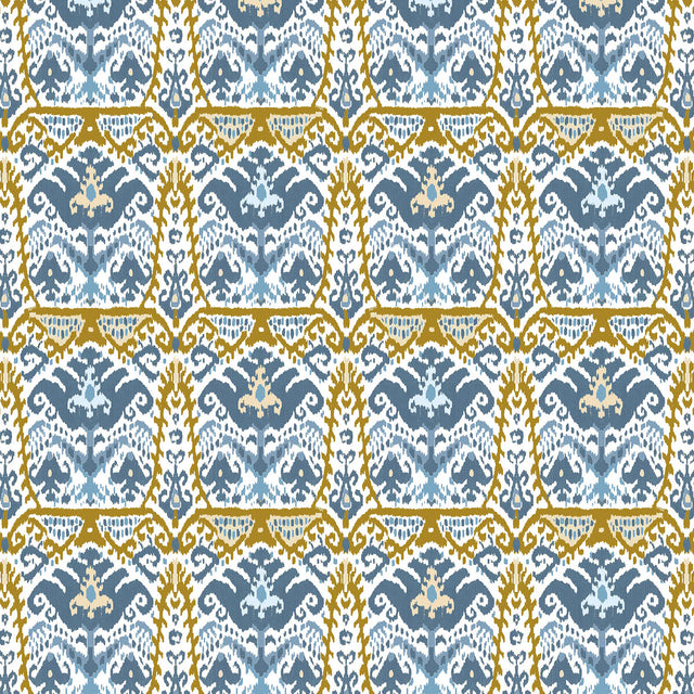GASTON Y DANIELA DOGA GDT5793.003.0 in AZUL/ORO Wallpaper - 