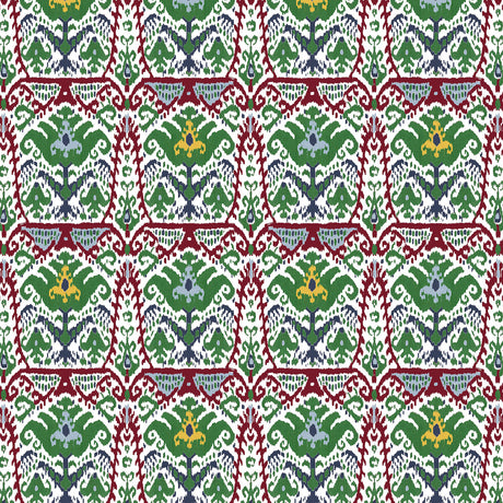 GASTON Y DANIELA DOGA GDT5793.005.0 in ROJO/VERDE Wallpaper 