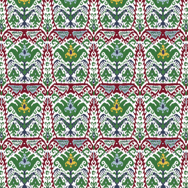 GASTON Y DANIELA DOGA GDT5793.005.0 in ROJO/VERDE Wallpaper 