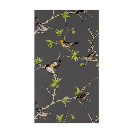 GASTON Y DANIELA GDW5104.001.0 VILLA FIORI ANTRACITA Wallpaper - Eade's Wallpaper