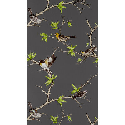 GASTON Y DANIELA GDW5104.001.0 VILLA FIORI ANTRACITA Wallpaper - Eade's Wallpaper