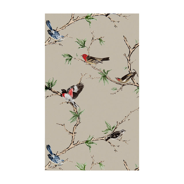 GASTON Y DANIELA GDW5104.004.0 VILLA FIORI TOSTADO/NEGRO Wallpaper - Eade's Wallpaper