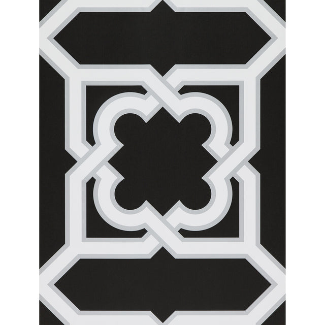 GASTON Y DANIELA GDW5257.003.0 MARTIN FDO ONYX/BLANCO Wallpaper - Eade's Wallpaper