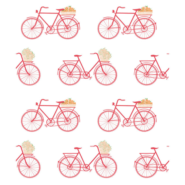 GASTON Y DANIELA GDW5435.001.0 BICICLETAS ROSA Wallpaper - Eade's Wallpaper