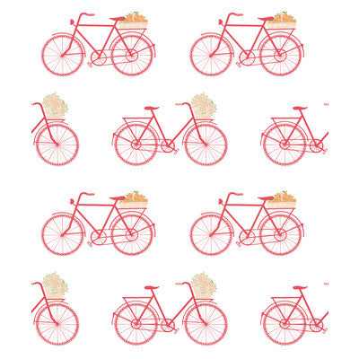 GASTON Y DANIELA GDW5435.001.0 BICICLETAS ROSA Wallpaper - Eade's Wallpaper
