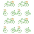 GASTON Y DANIELA GDW5435.002.0 BICICLETAS VERDE Wallpaper - Eade's Wallpaper