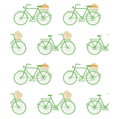 GASTON Y DANIELA GDW5435.002.0 BICICLETAS VERDE Wallpaper - Eade's Wallpaper