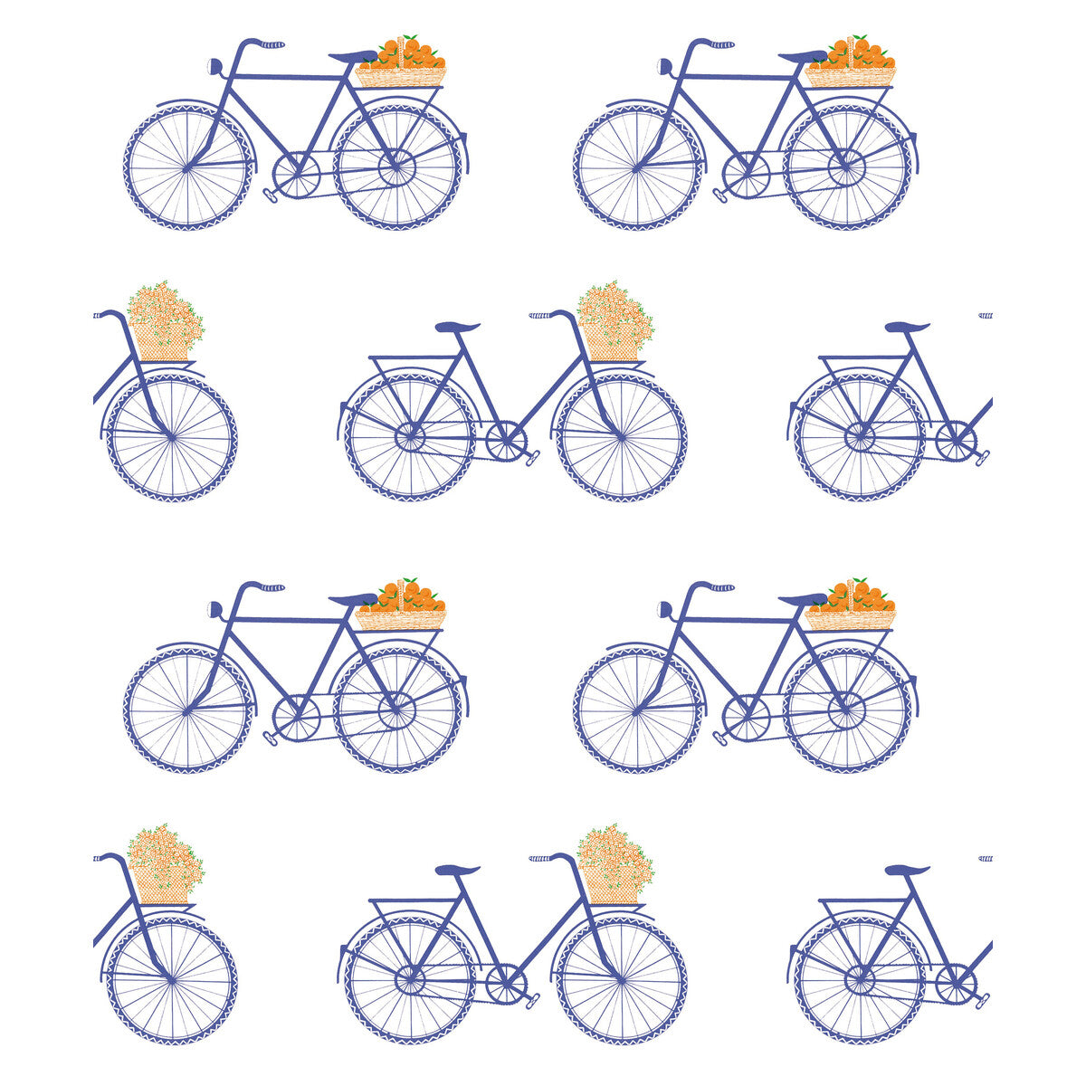 GASTON Y DANIELA GDW5435.003.0 BICICLETAS AZUL Wallpaper - Eade's Wallpaper