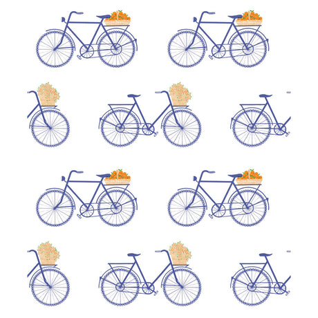 GASTON Y DANIELA GDW5435.003.0 BICICLETAS AZUL Wallpaper - Eade's Wallpaper