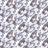 GASTON Y DANIELA GDW5439.003.0 GRANADAS BLANCOBERENJENA Wallpaper - Eade's Wallpaper