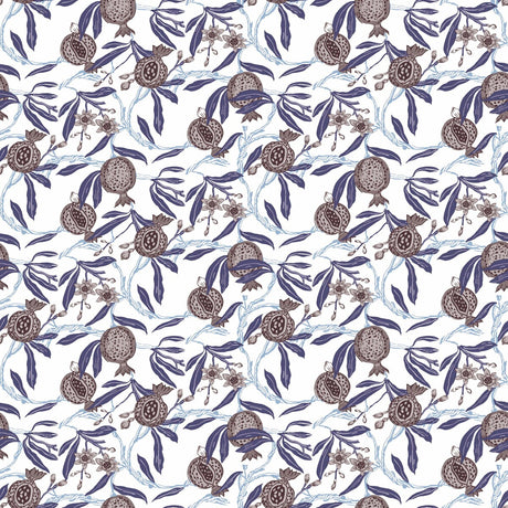 GASTON Y DANIELA GDW5439.003.0 GRANADAS BLANCOBERENJENA Wallpaper - Eade's Wallpaper