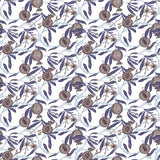 GASTON Y DANIELA GDW5439.003.0 GRANADAS BLANCOBERENJENA Wallpaper - Eade's Wallpaper