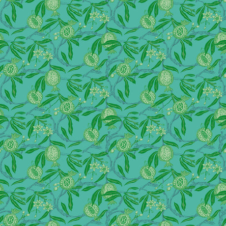 GASTON Y DANIELA GDW5439.005.0 GRANADAS VERDE/AZUL Wallpaper - Eade's Wallpaper