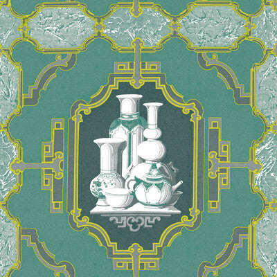 GASTON Y DANIELA GDW5445.003.0 PORCELANAS ESMERALDA Wallpaper - Eade's Wallpaper