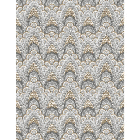 GASTON Y DANIELA GDW5447.001.0 GANGES GRIS/MARRON Wallpaper - Eade's Wallpaper