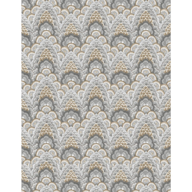 GASTON Y DANIELA GDW5447.001.0 GANGES GRIS/MARRON Wallpaper - Eade's Wallpaper