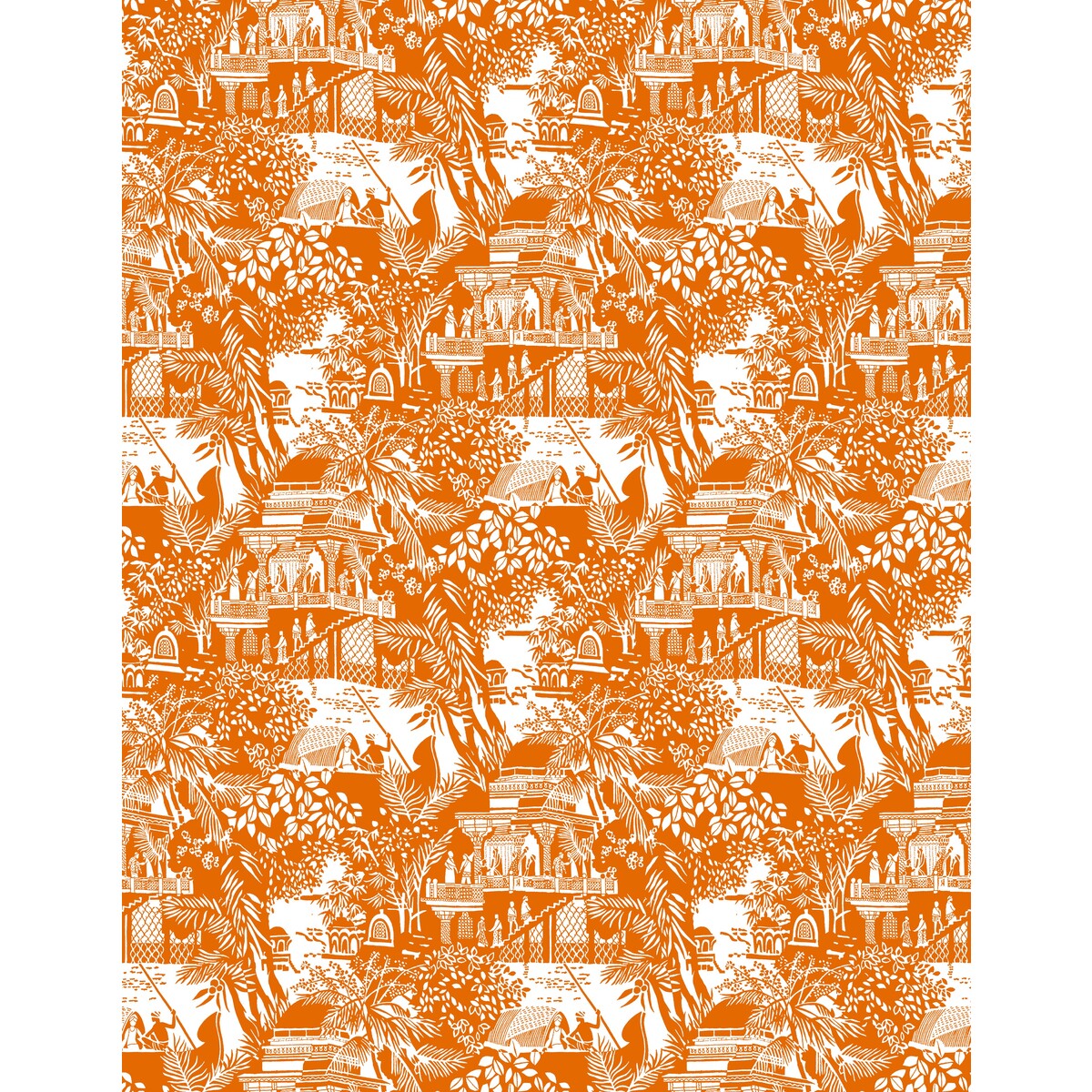 GASTON Y DANIELA GDW5450.003.0 OLIMPO NARANJA Wallpaper - Eade's Wallpaper