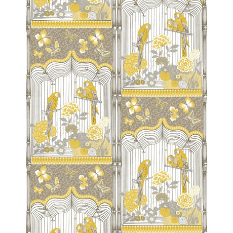 GASTON Y DANIELA GDW5452.001.0 AVIARY OCRE Wallpaper - Eade's Wallpaper
